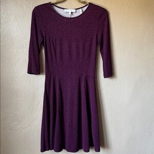 Lark & Ro Fit and Flare Printed Dress Size XS